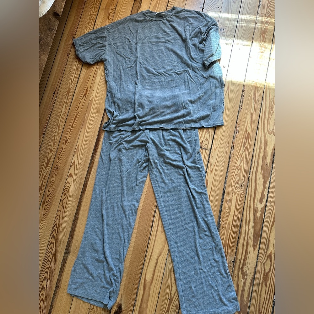 Soft Gray Women's Pajama Set